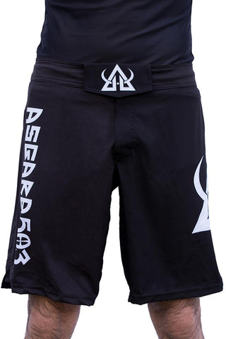 mma shorts black asgard503 jiu jitsu