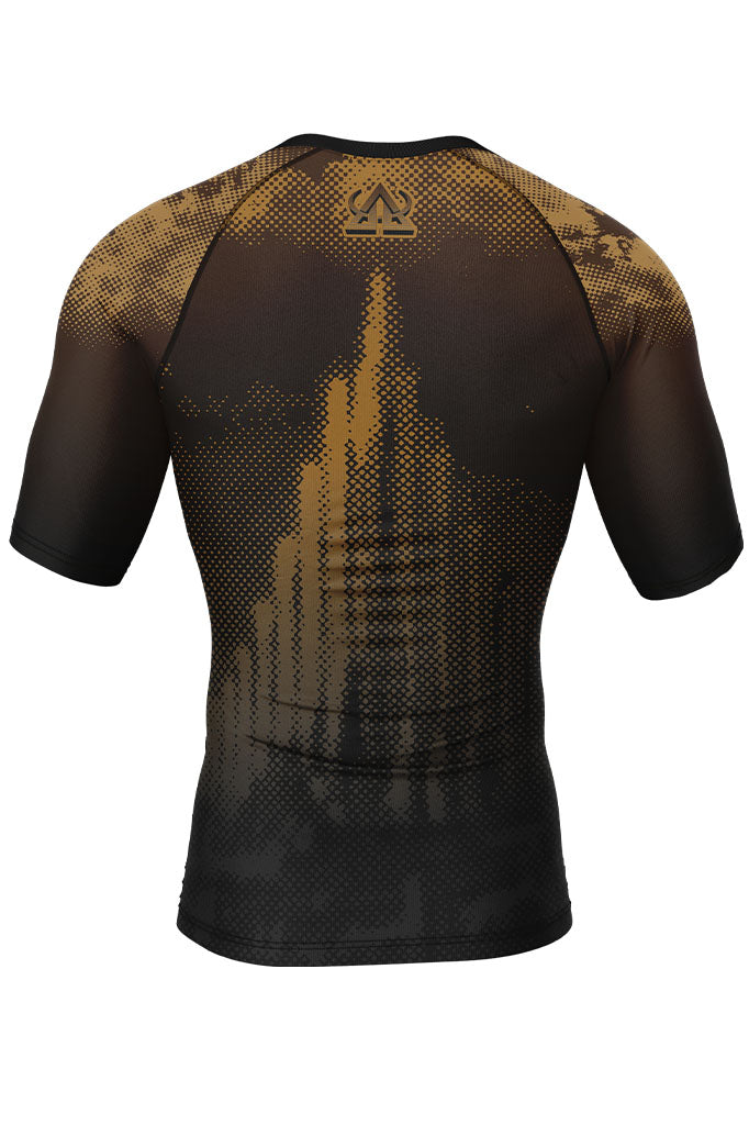 Ragnarok - Short Sleeve - Rash Guard - Brown