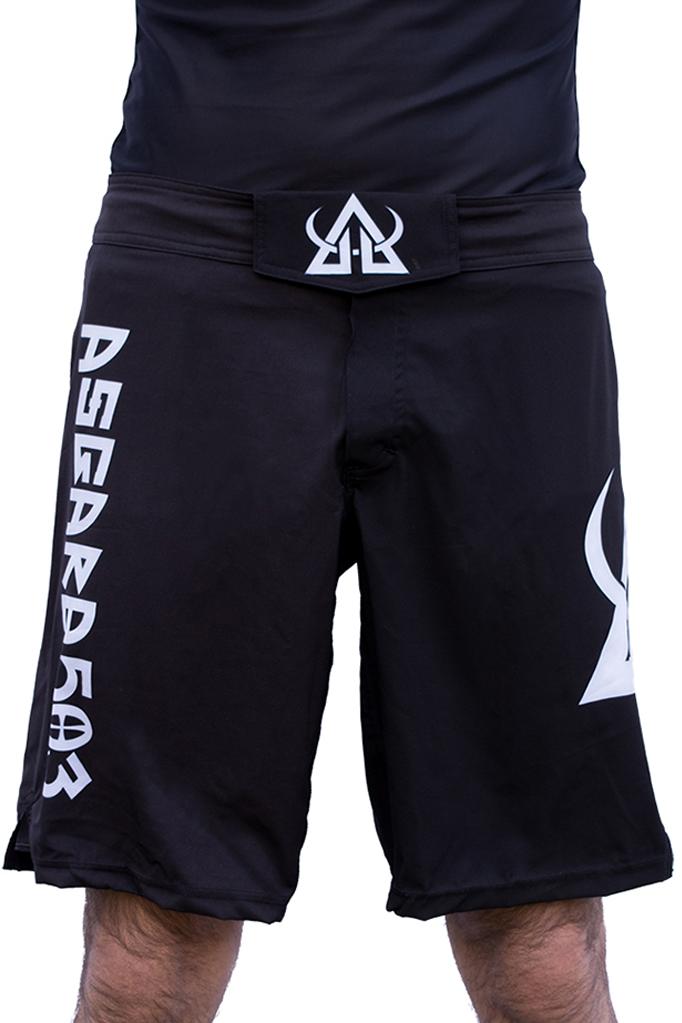 mma shorts black asgard503 jiu jitsu
